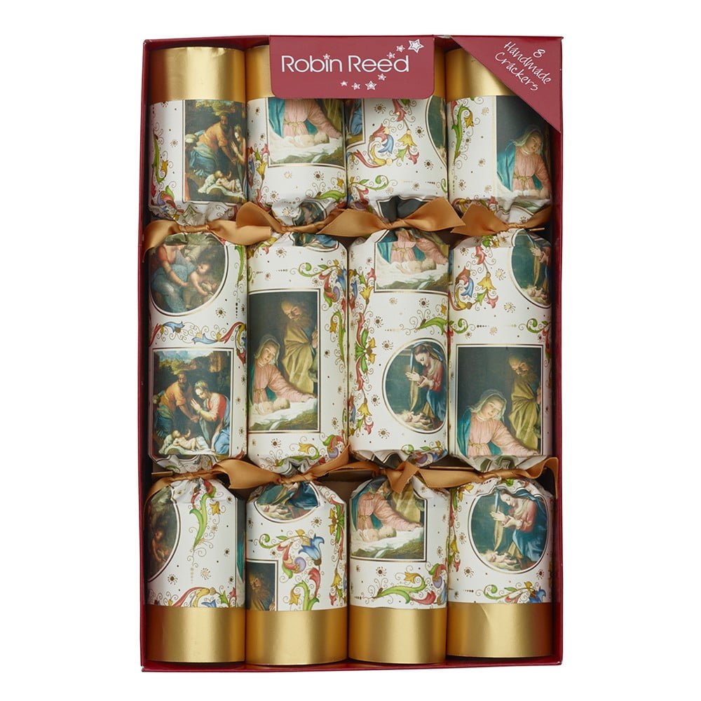 E-shop Súprava 8 vianočných crackerov Robin Reed Nativity