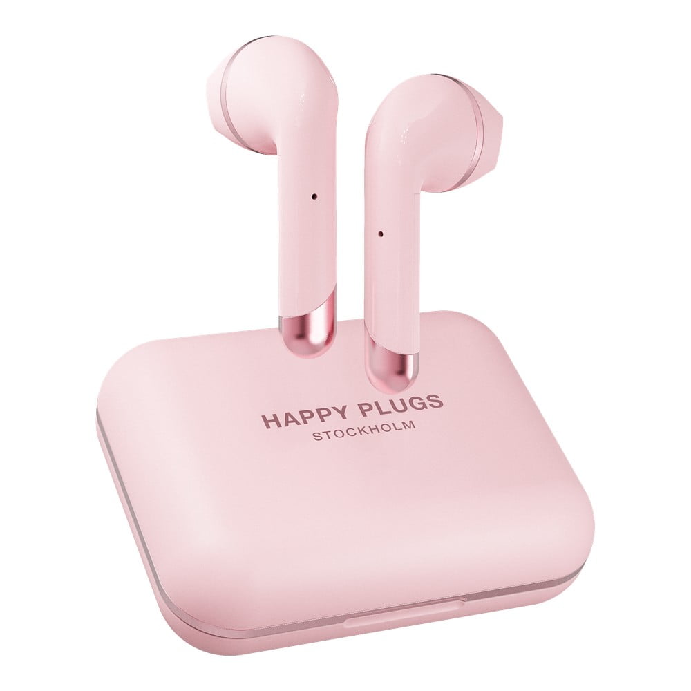 E-shop Ružové bezdrôtové slúchadlá Happy Plugs Air 1 Plus