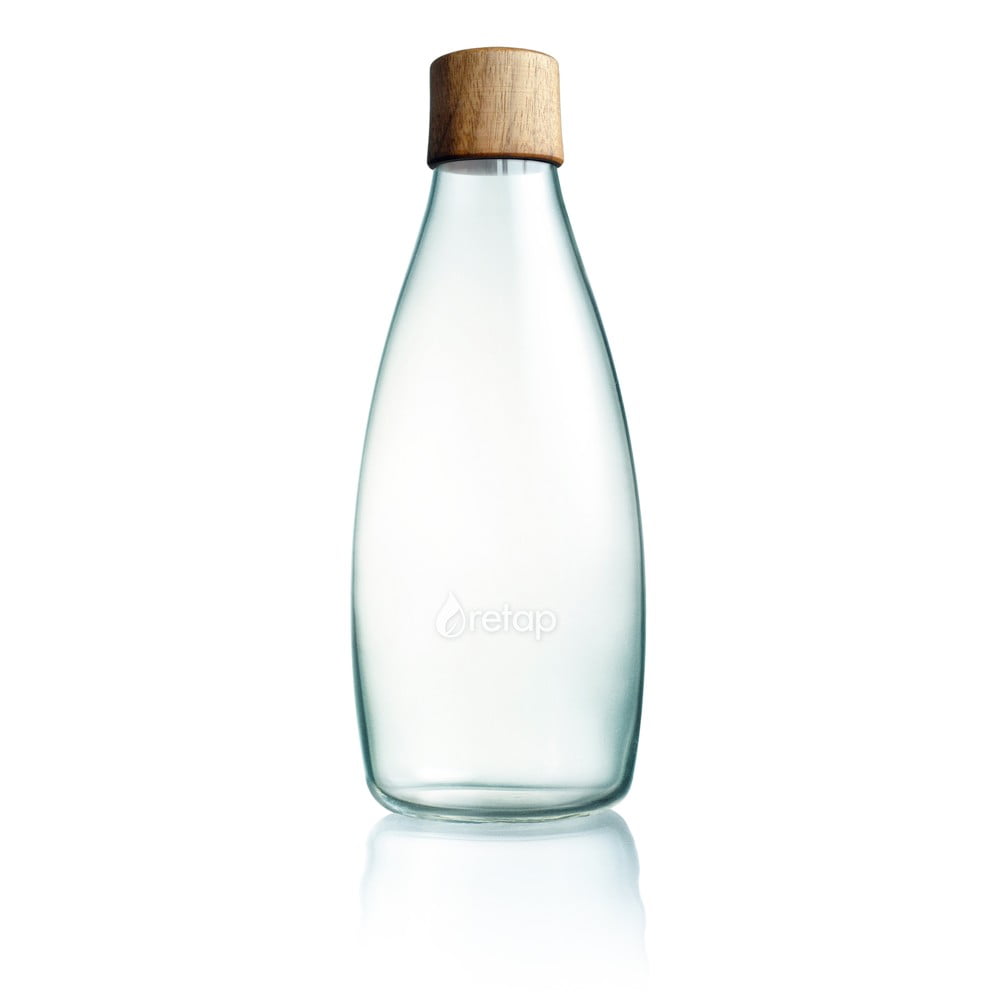 E-shop Sklenená fľaša s dreveným vekom ReTap s doživotnou zárukou, 0,5 l