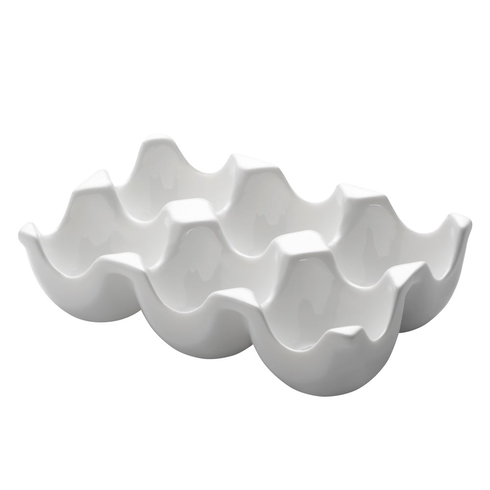 E-shop Biely porcelánový stojan na vajíčka Maxwell & Williams Basic