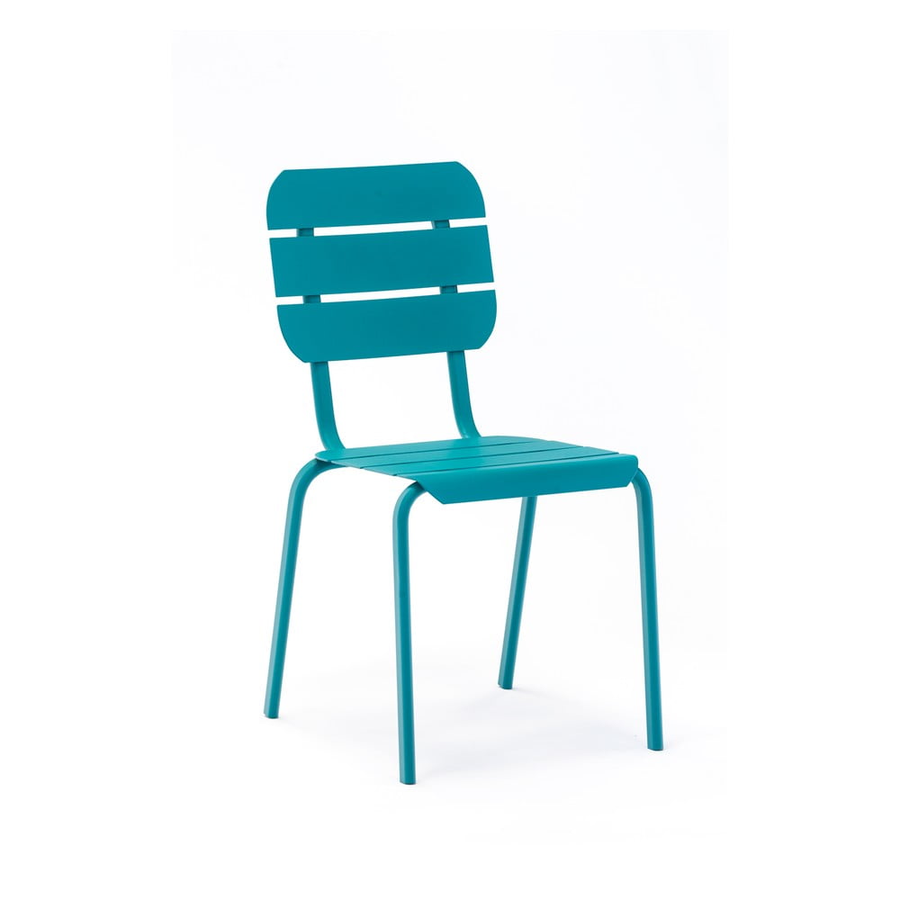 E-shop Sada 4 modrých záhradných stoličiek Ezeis Alicante