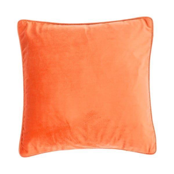Oranžový vankúš Tiseco Home Studio Velvety, 45 x 45 cm