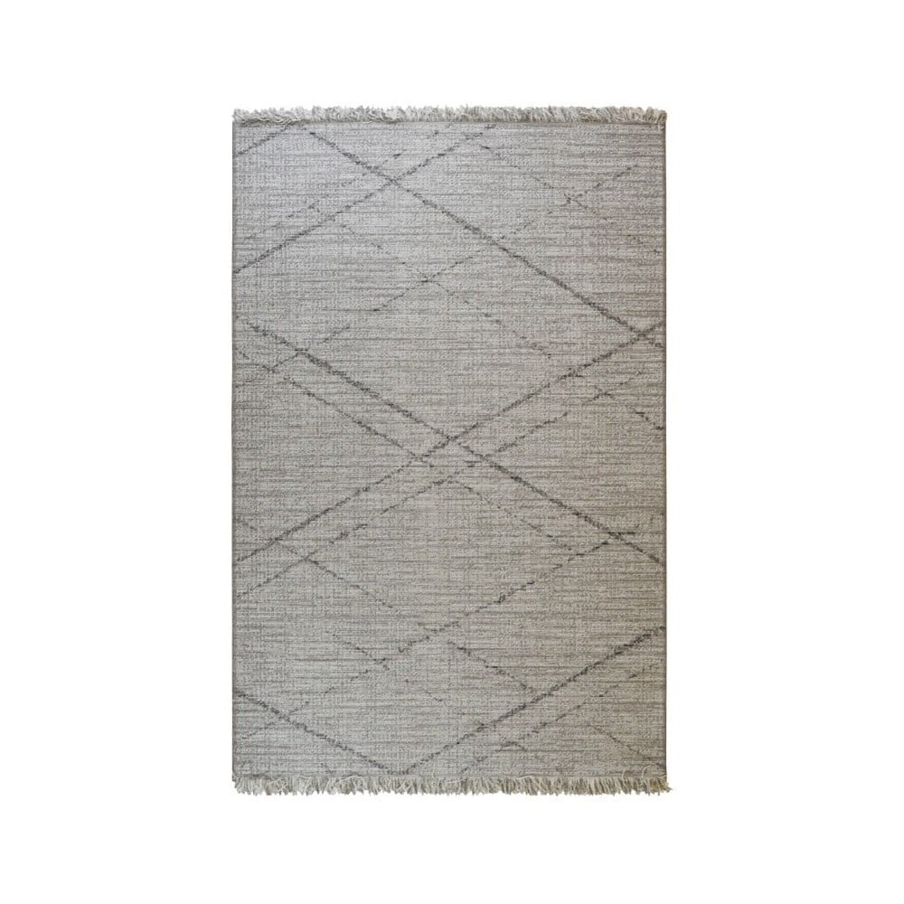 E-shop Sivý vonkajší koberec Floorita Les Les Gipsy Grey, 130 × 190 cm
