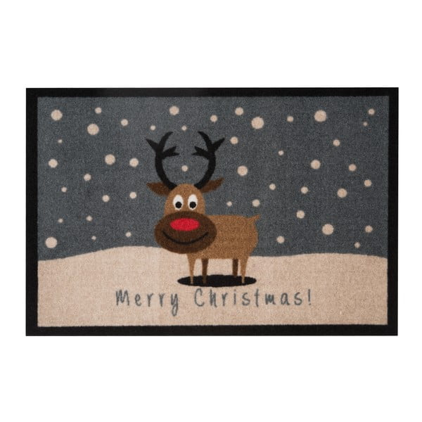 Rohožka Hanse Home Merry Christmas Reindeer, 40 × 60 cm