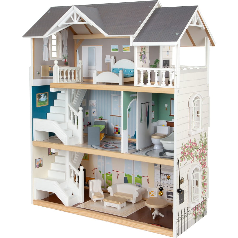 E-shop Detský drevený dom pre bábiky Legler Urban Villa
