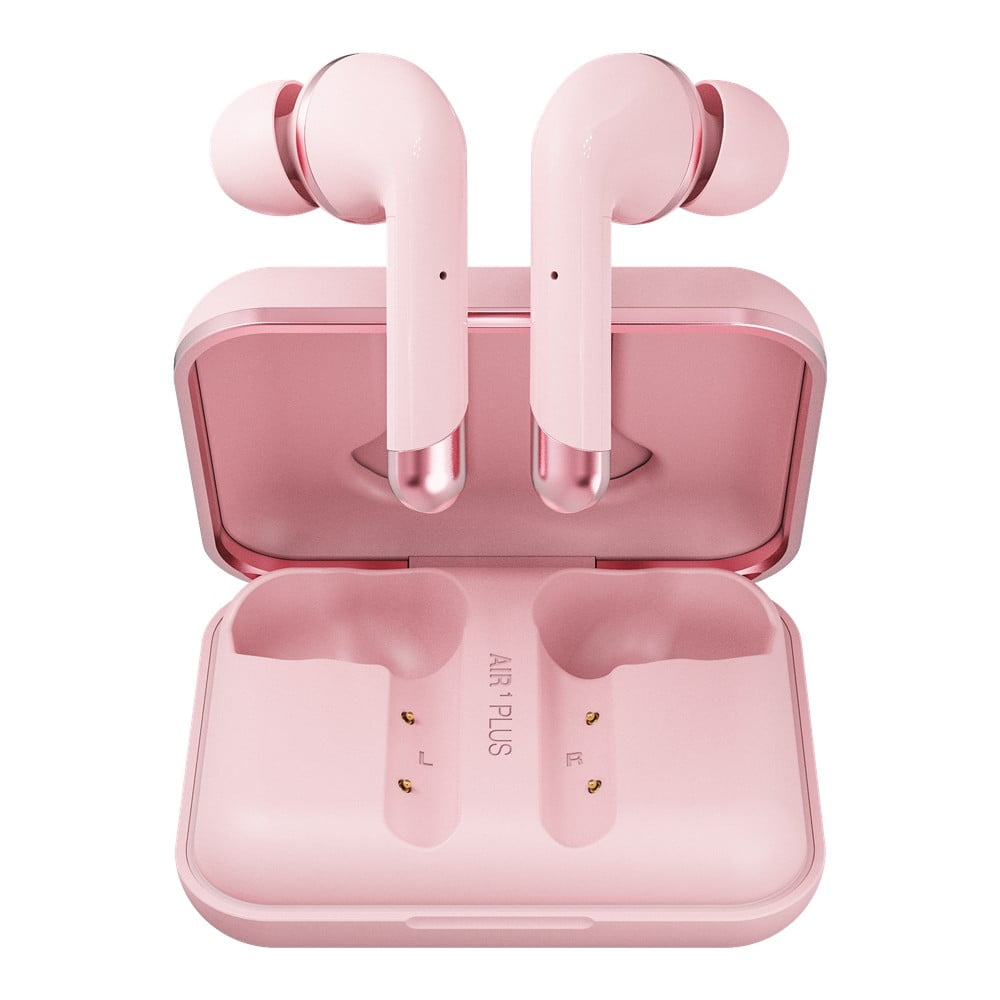 E-shop Ružové bezdrôtové slúchadlá Happy Plugs Air 1 Plus In-Ear