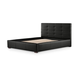 Čierna posteľ s úložným priestorom Ted Lapidus Maison LAZULIS, 180 × 200 cm