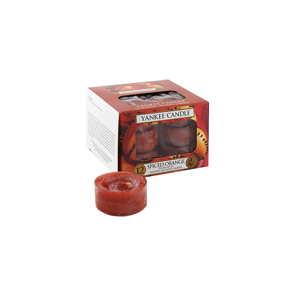 Obrázok Yankee Candle Čajové sviečky Yankee Candle 12ks - Spiced Orange