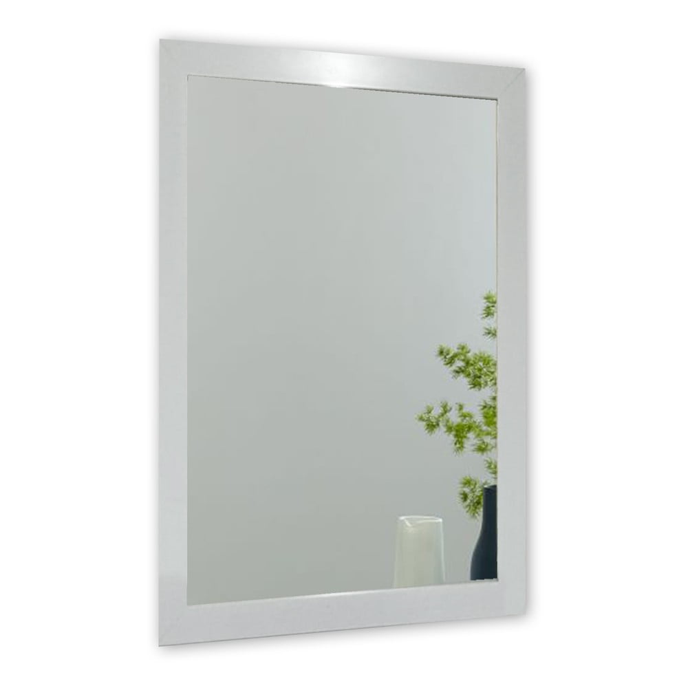 E-shop Nástenné zrkadlo s bielym rámom Oyo Concept Ibis, 40 x 55 cm