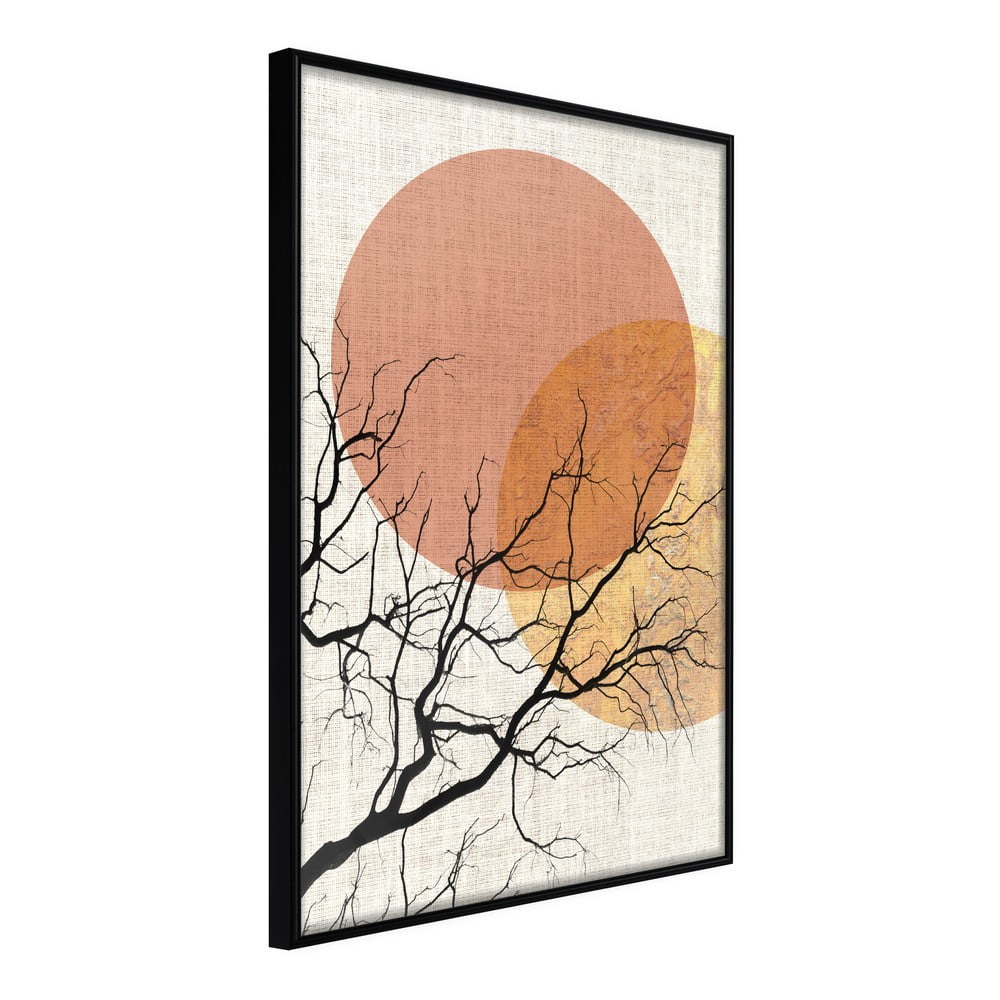 E-shop Plagát v ráme Artgeist Gloomy Tree, 30 x 45 cm