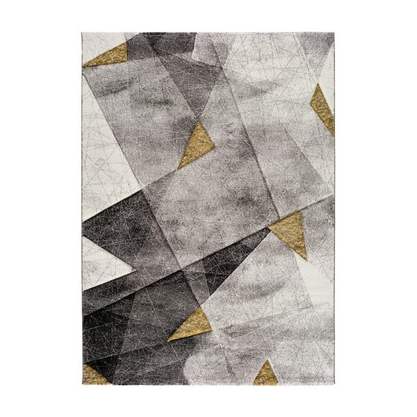 Sivo-žltý koberec Bianca Grey, 140 x 200 cm