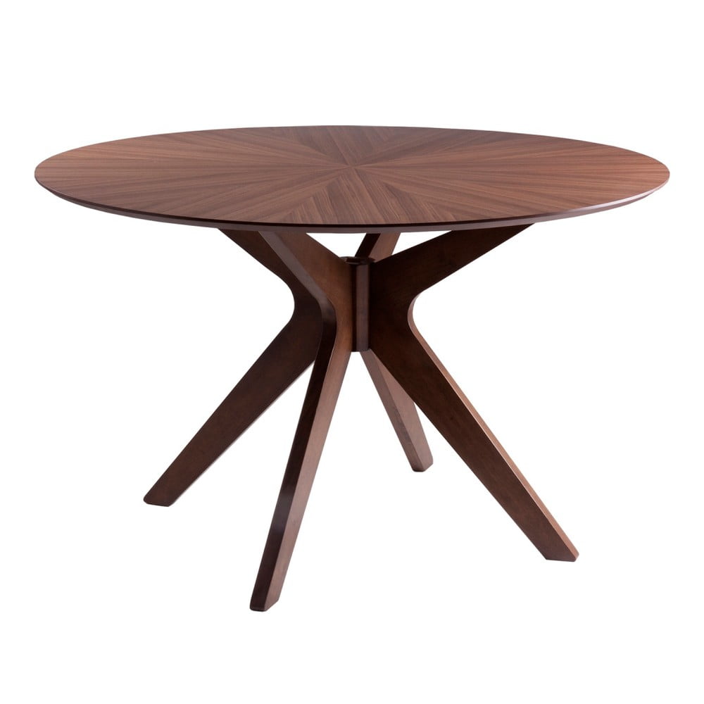 E-shop Jedálenský stôl v dekore orechového dreva sømcasa Carmel, ⌀ 120 cm