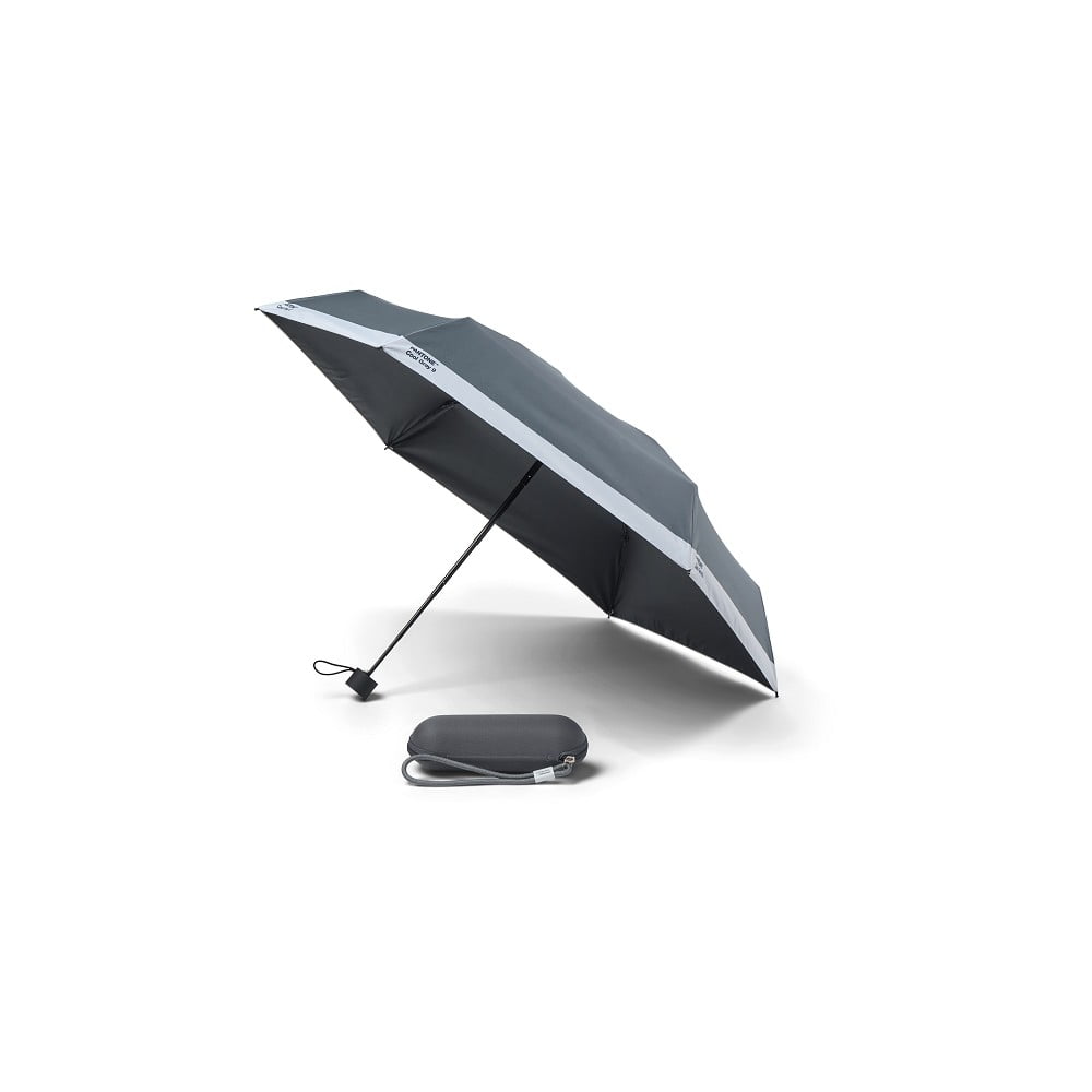 E-shop Sivý skladací dáždnik Pantone