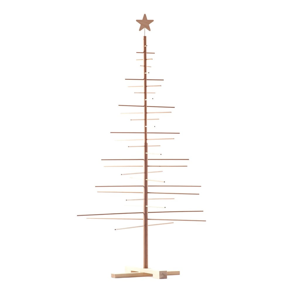 E-shop Drevený vianočný stromček Nature Home, výška 190 cm