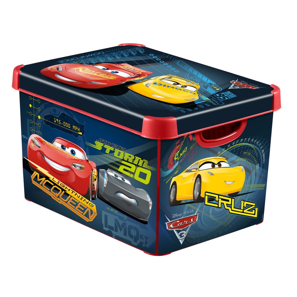 E-shop Detský úložný box s vekom Curver Cars, 22 l