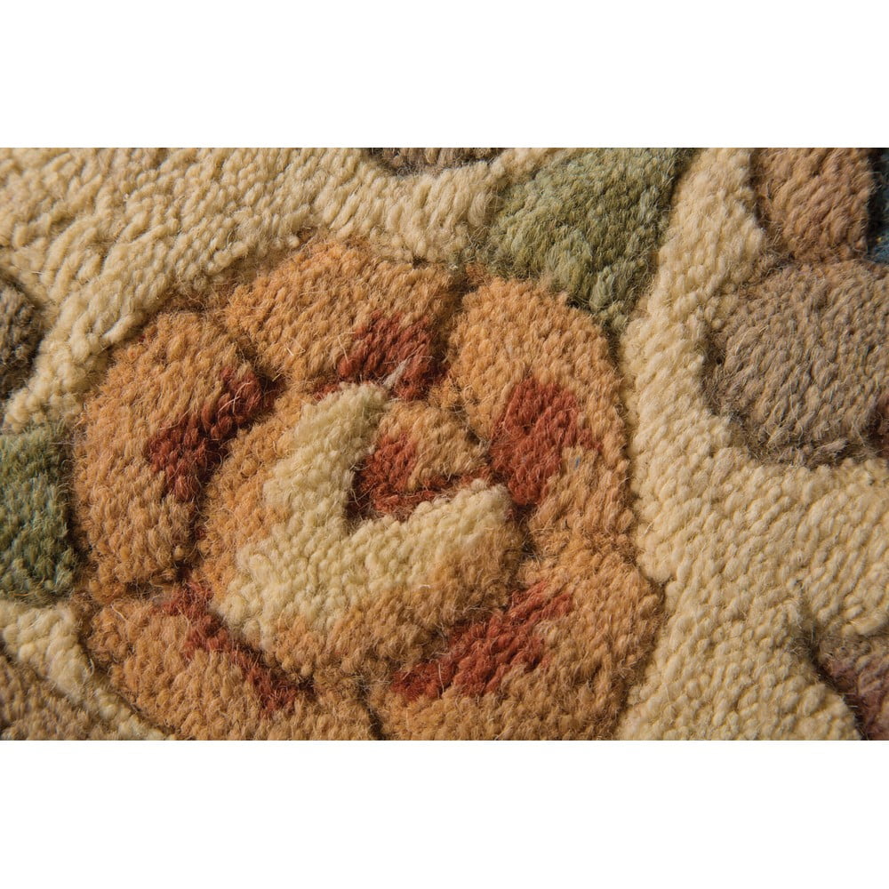 Obrázok Modrý vlnený koberec Flair Rugs Aubusson, ⌀ 120 cm