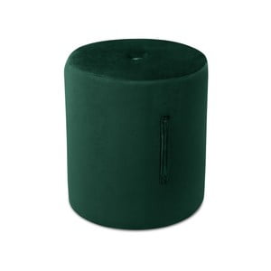 Zelený puf Mazzini Sofas Fiore, ⌀ 40 cm