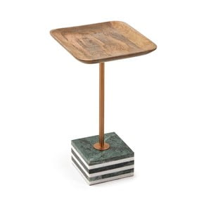 Odkladací stolík z mangového dreva La Forma Lleyton, výška 25 cm
