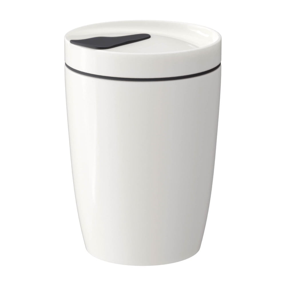 E-shop Biely porcelánový termohrnček Villeroy & Boch Like To Go, 290 ml