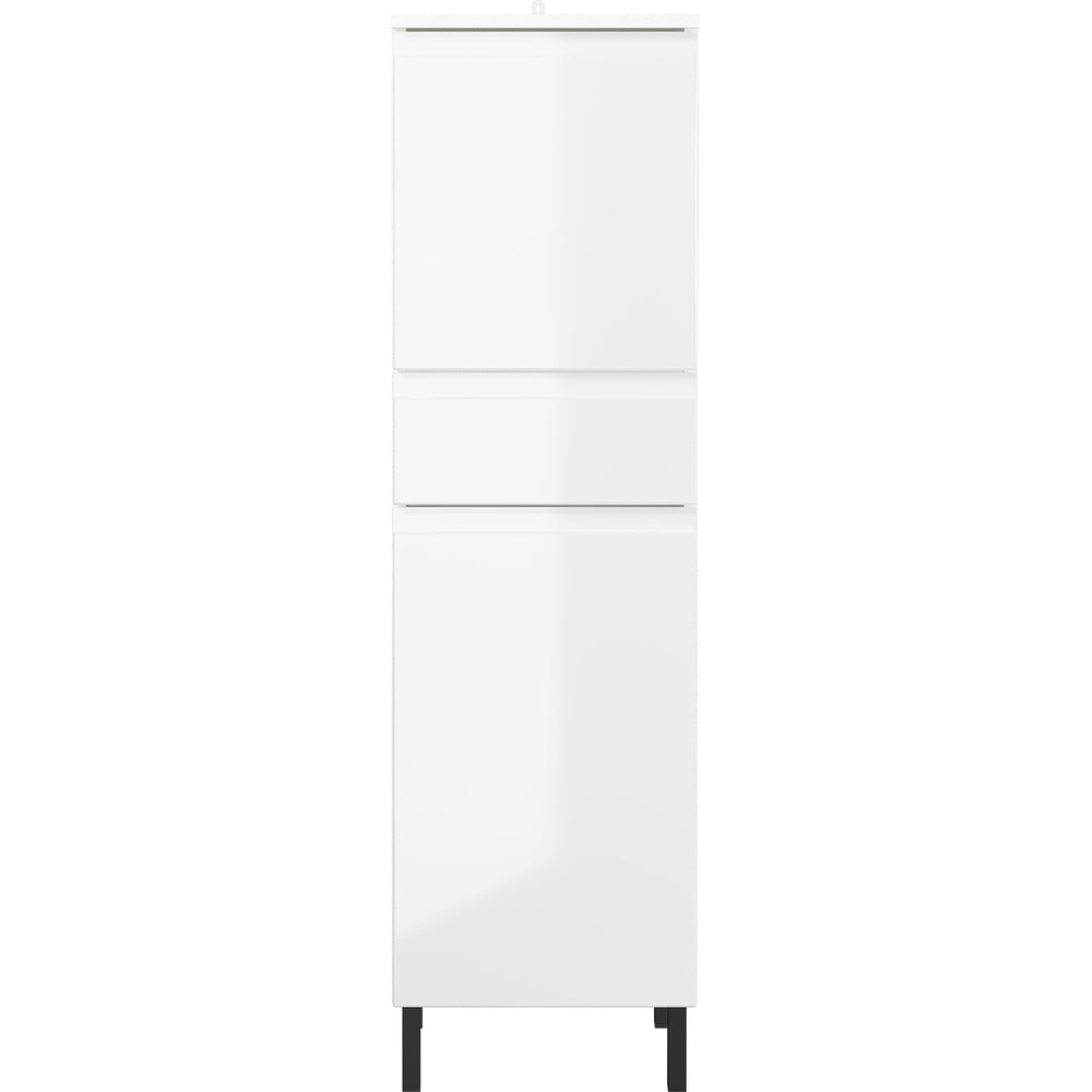 E-shop Biela vysoká kúpeľňová skrinka 34x120 cm Salinas - Germania