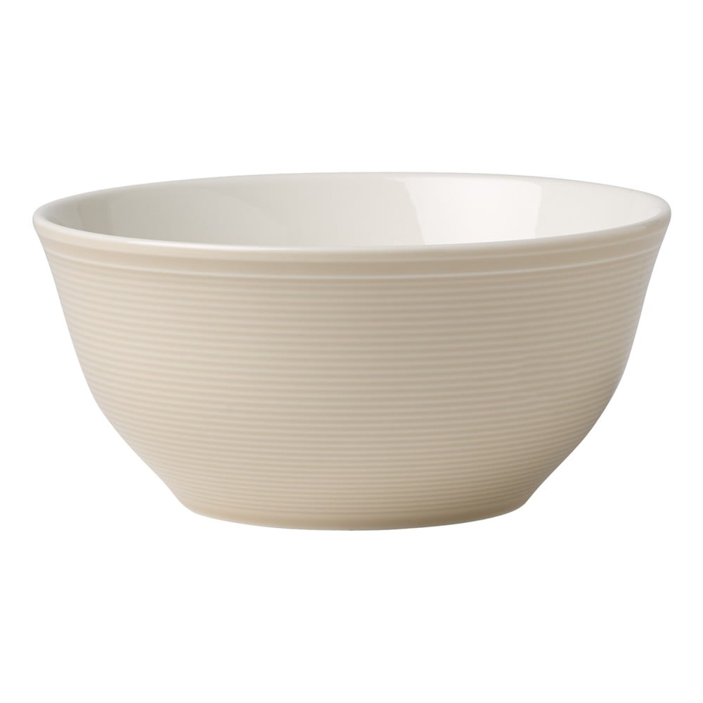 E-shop Bielo-béžová porcelánová miska Like by Villeroy & Boch, 0,75 l