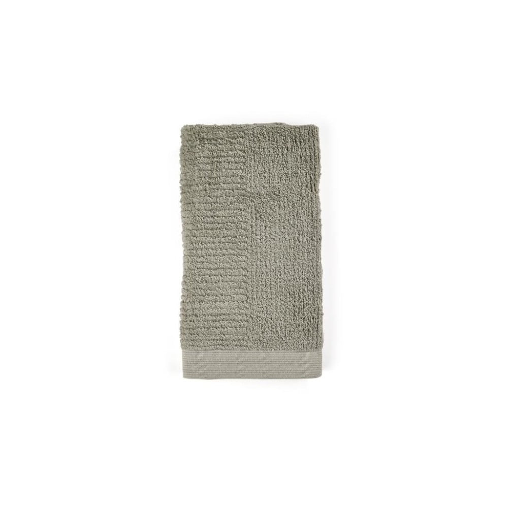 E-shop Sivozelený uterák zo 100% bavlny Zone Classic Eucalyptus, 50 × 100 cm