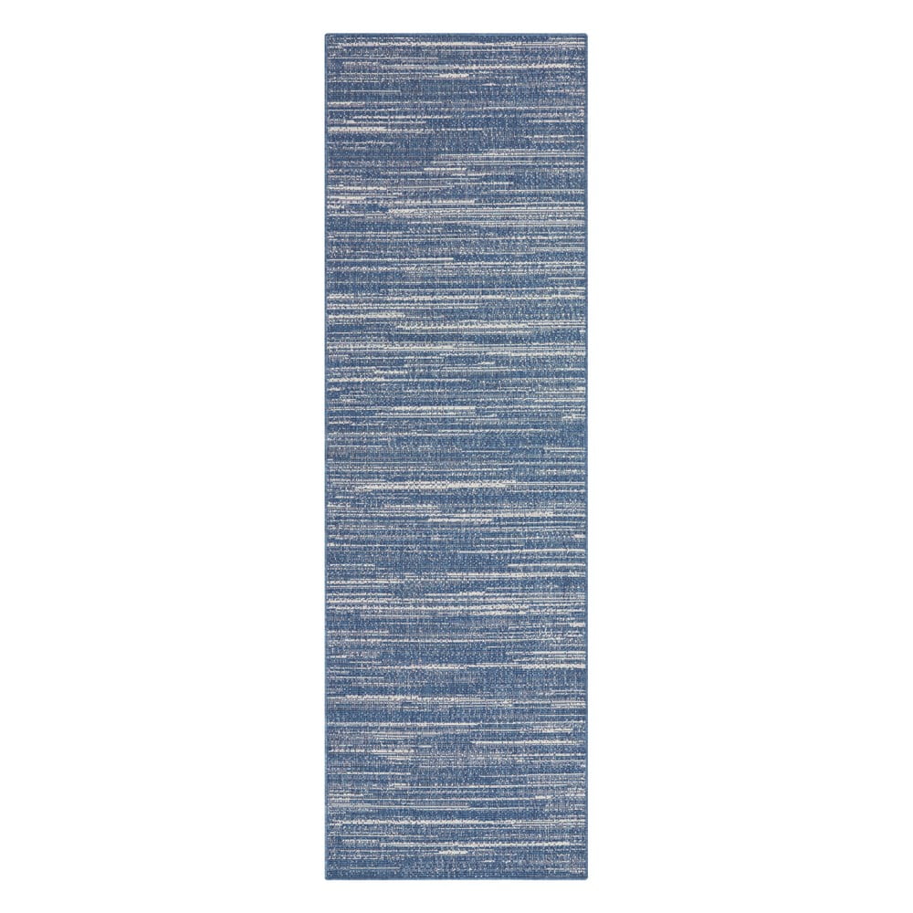 E-shop Modrý vonkajší koberec behúň 250x80 cm Gemini - Elle Decoration