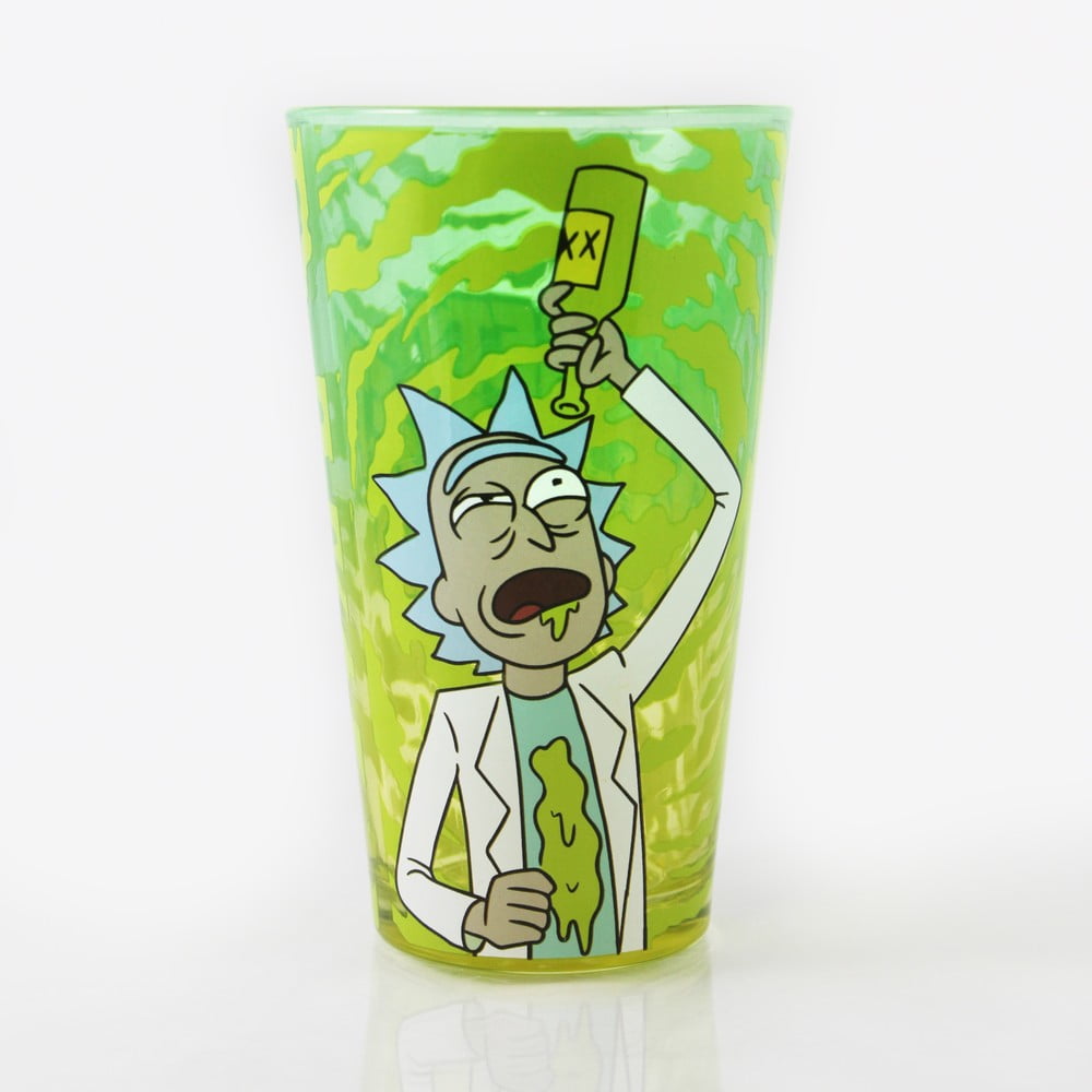 E-shop Zelený pohár Big Mouth Inc. Rick & Morty Wrecked, 470 ml