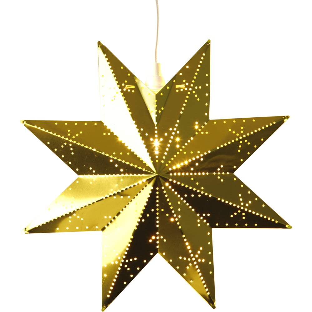 E-shop Vianočná svetelná dekorácia v zlatej farbe Classic - Star Trading