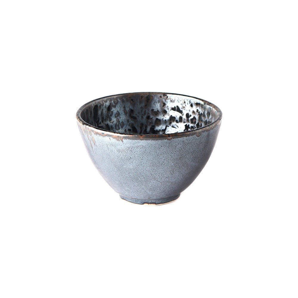 E-shop Čierno-sivá keramická miska Mij Pearl, ø 13 cm