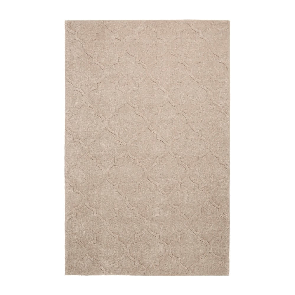 E-shop Béžový ručne tuftovaný koberec Think Rugs Hong Kong Puro Beige, 120 × 170 cm