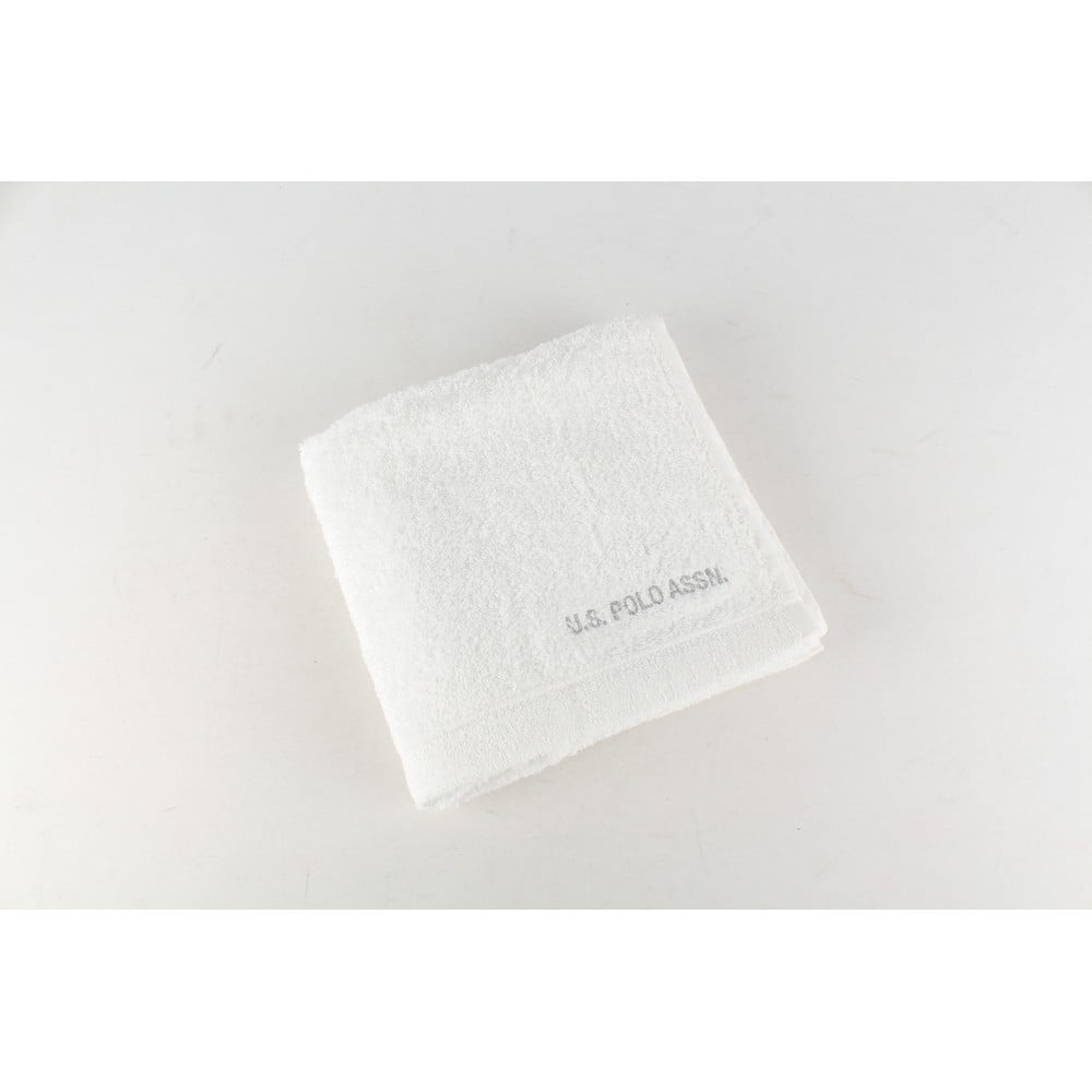 Uterák US Polo Hand Towel White, 50x90 cm