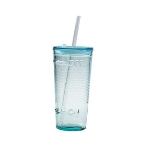 Cestovný pohár z recyklovaného skla Ego Dekor Off, 500 ml