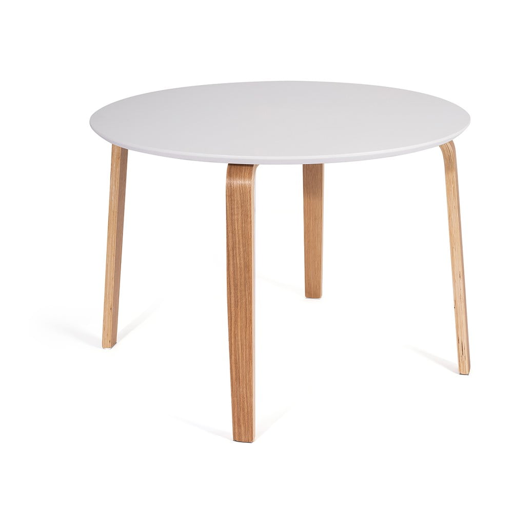 E-shop Okrúhly jedálenský stôl s bielou doskou ø 110 cm Lana - Bonami Essentials