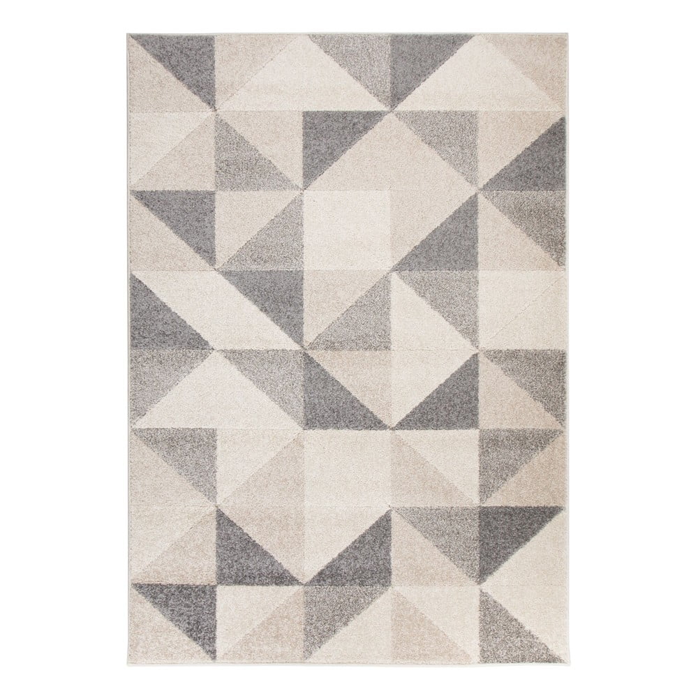 Obrázok Sivo-ružový koberec Flair Rugs Urban Triangle, 100 x 150 cm