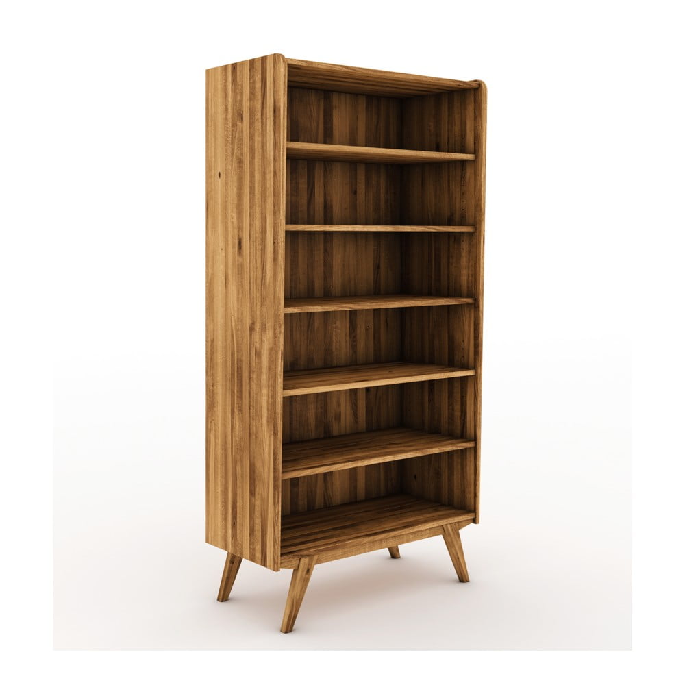 E-shop Knižnica z dubového dreva 100x200 cm Retro - The Beds