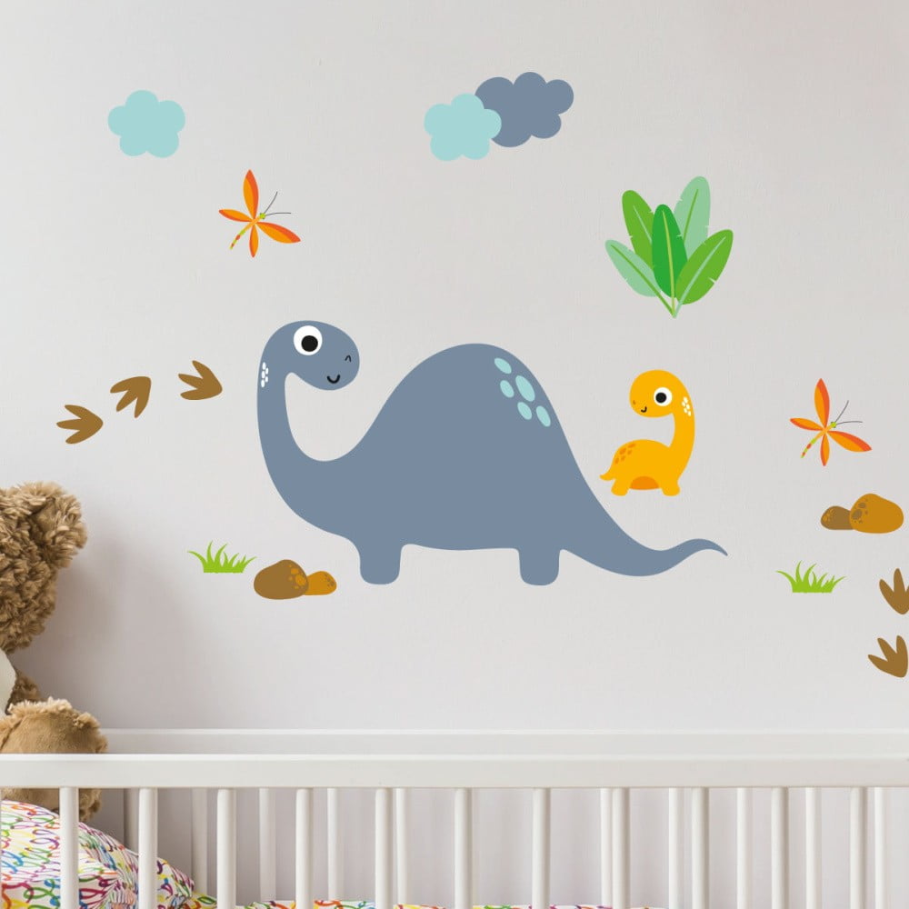 Obrázok Nástenné detské samolepky Ambiance Cute Dinosaurus Stickers