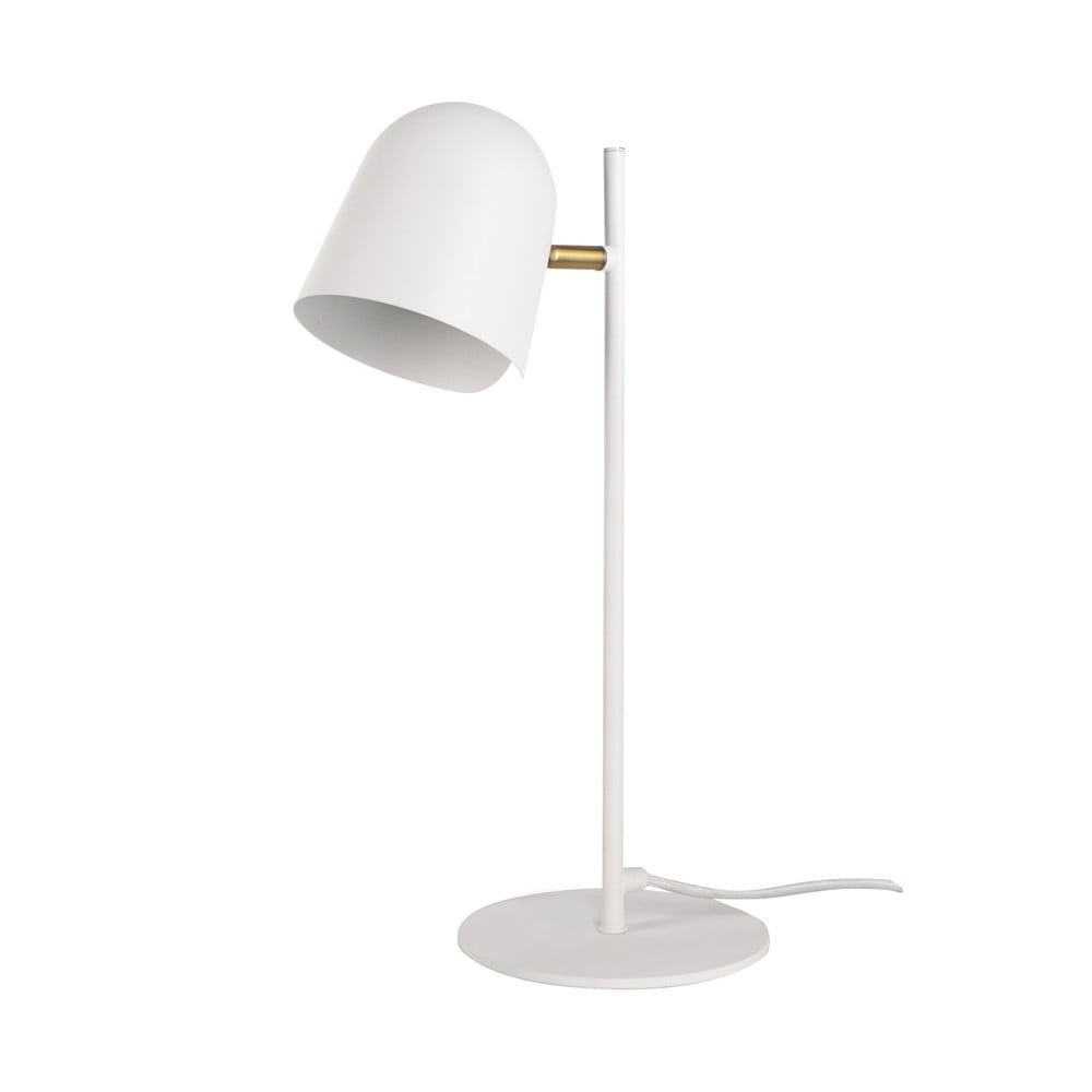 E-shop Biela stolová lampa SULION Paris, výška 40 cm