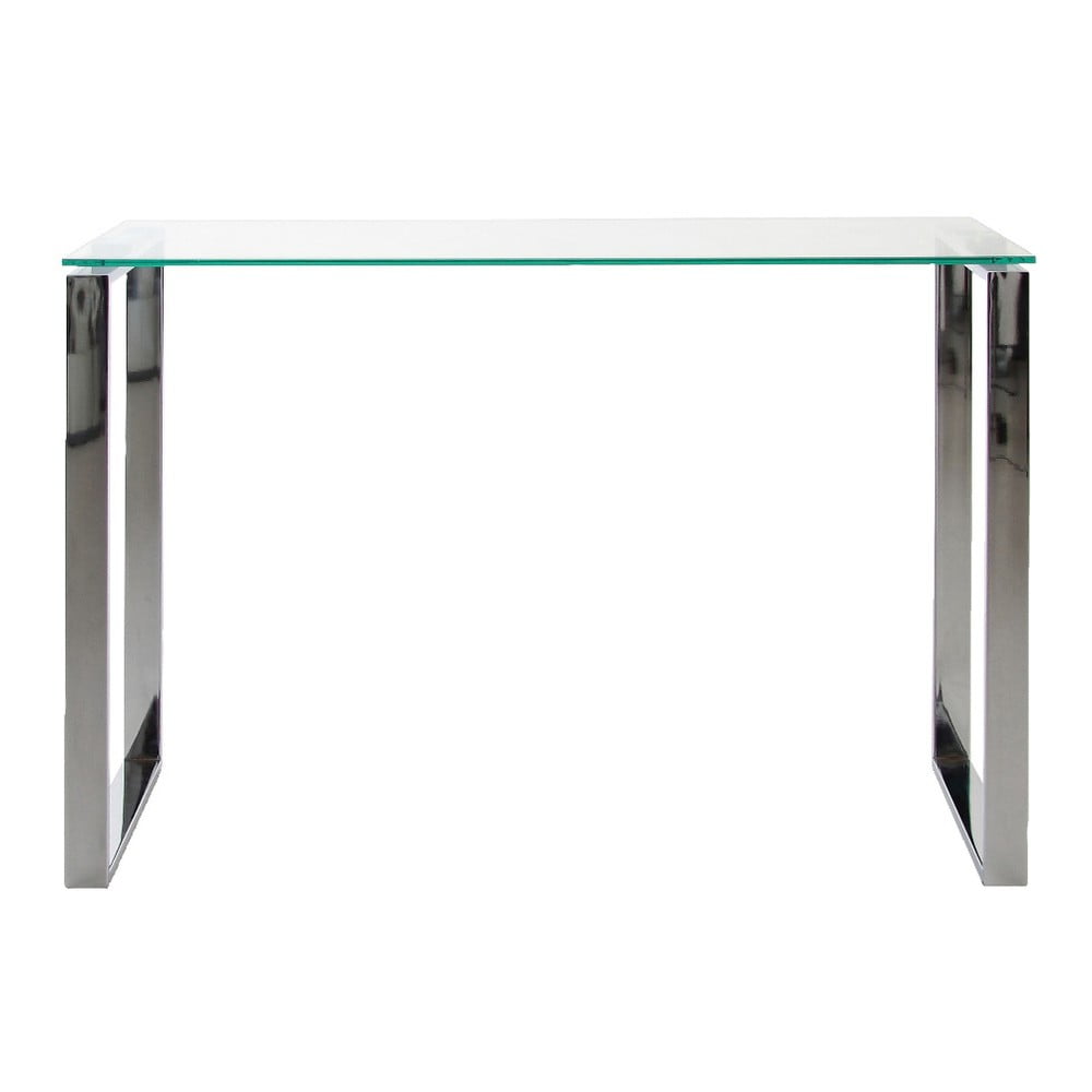 E-shop Konzolový stôl so sklenenou doskou Actona Katrine