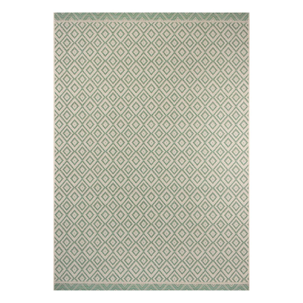 E-shop Zeleno-béžový vonkajší koberec Ragami Porto, 140 x 200 cm