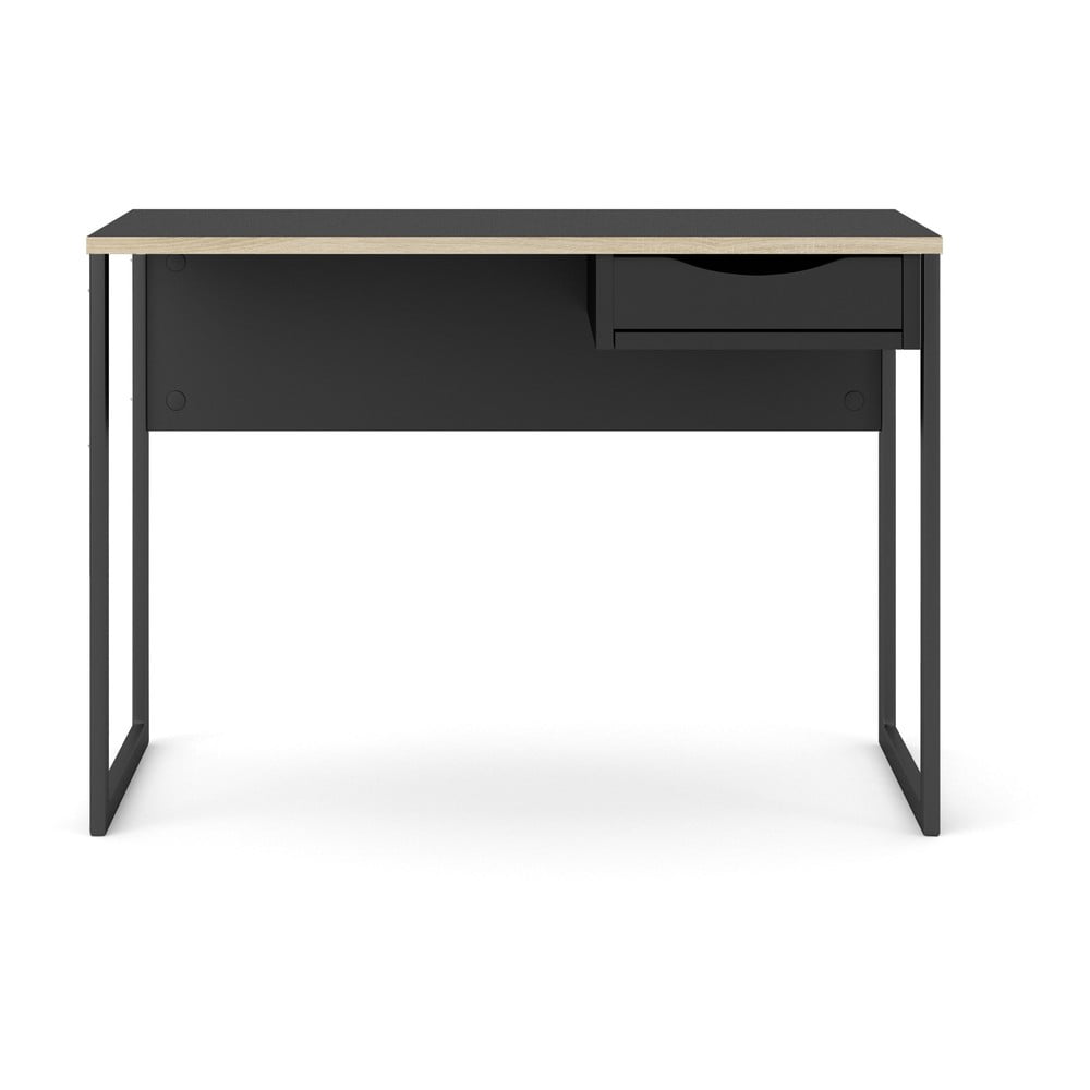 E-shop Čierny pracovný stôl Tvilum Function Plus, 110 x 48 cm