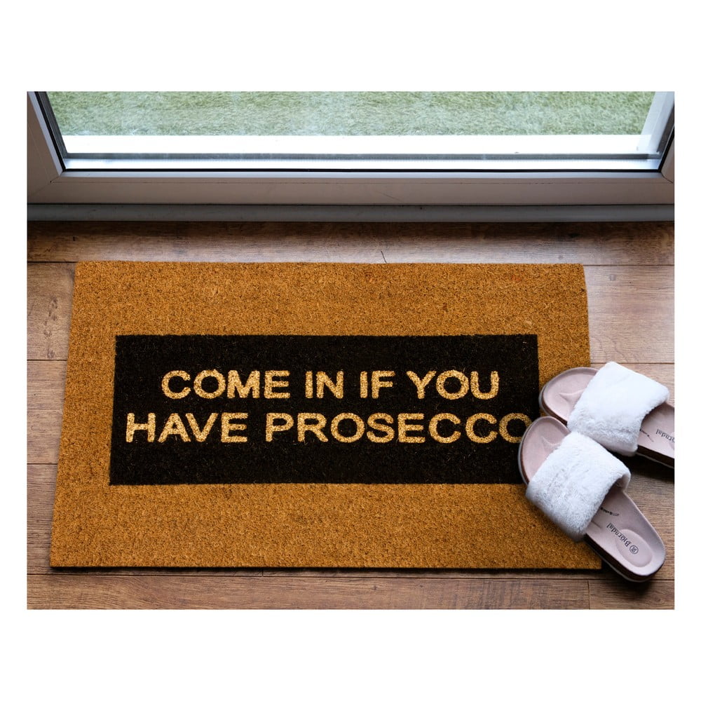 Obrázok Rohožka Artsy Doormats Come In If you Have Prosecco Glitter, 40 × 60 cm