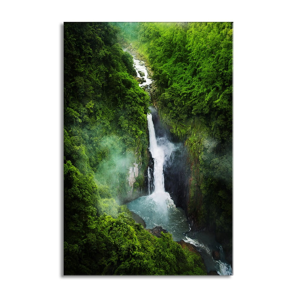 Obrázok Obraz Styler Glas Views Waterfall, 70 × 100 cm