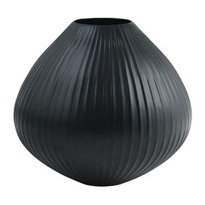 Čierna váza Fuhrhome Oslo, Ø 30 cm
