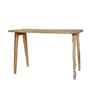 Drevený pracovný stôl s detailmi z kôry pols potten Bark