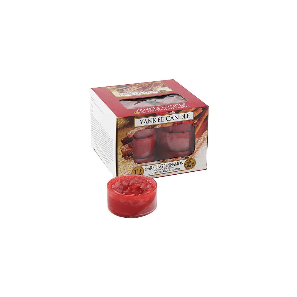 Obrázok Yankee Candle Sparkling Cinnamon čajová sviečka 12 x 9,8 g  