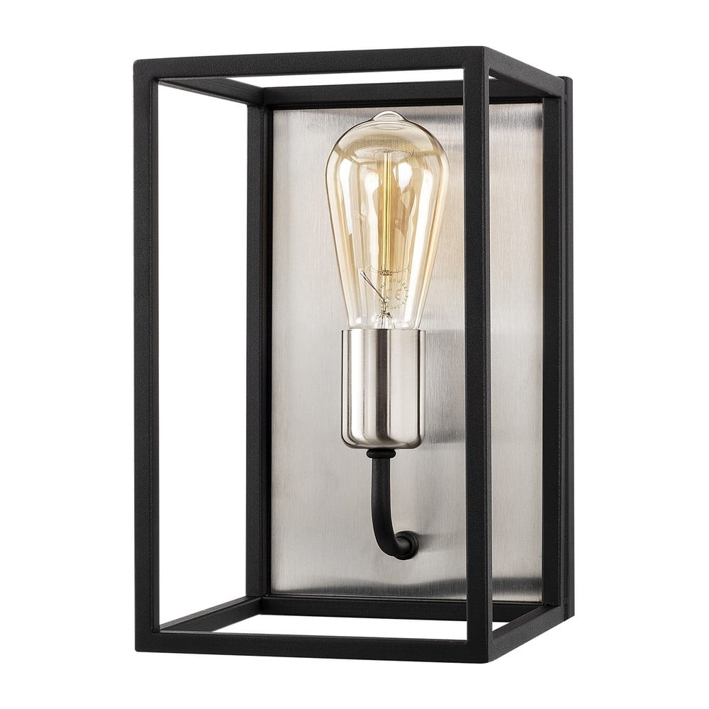 E-shop Čierne závesné svietidlo Opviq lights Kafes, výška 28 cm