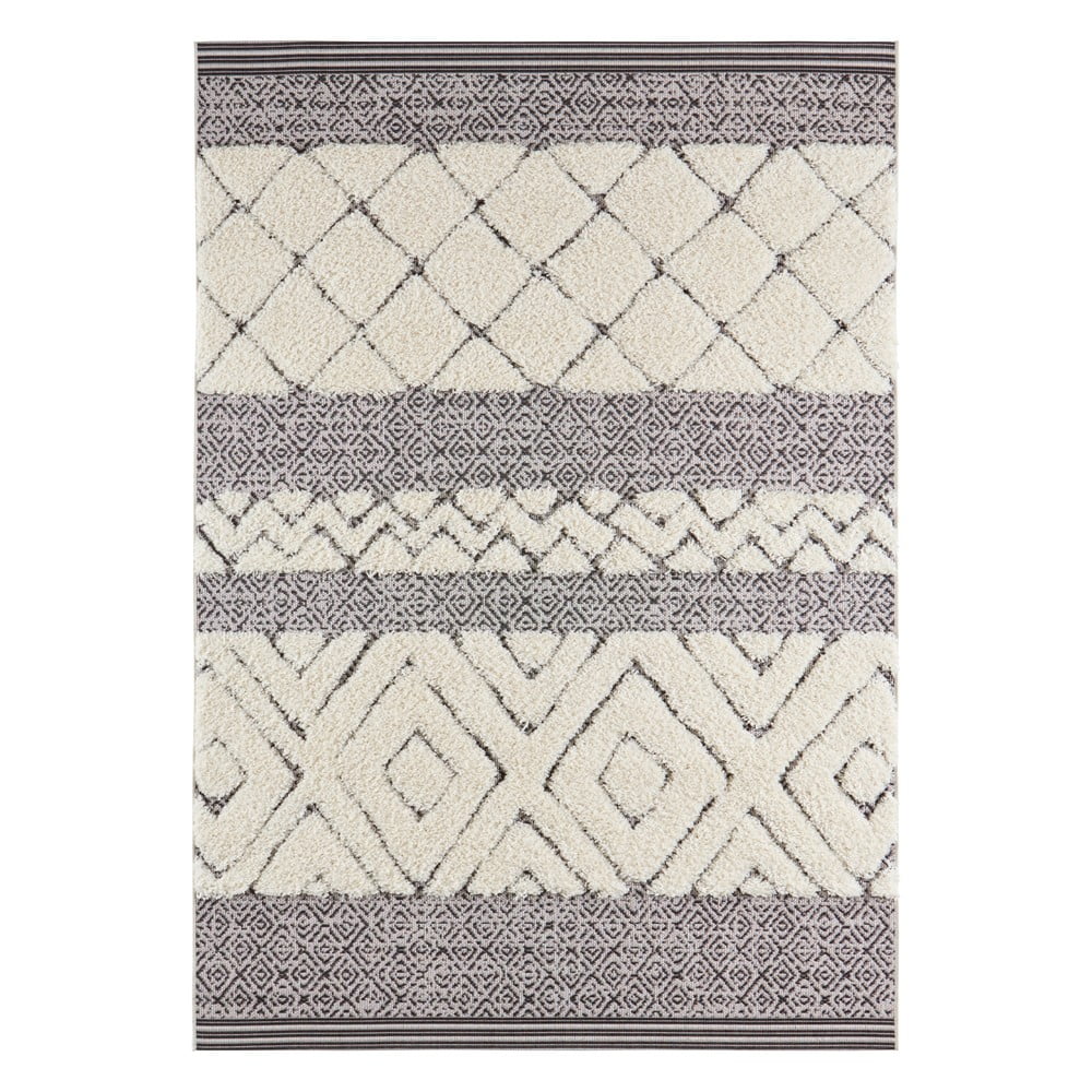E-shop Krémovočierny koberec Mint Rugs Todra, 80 x 150 cm