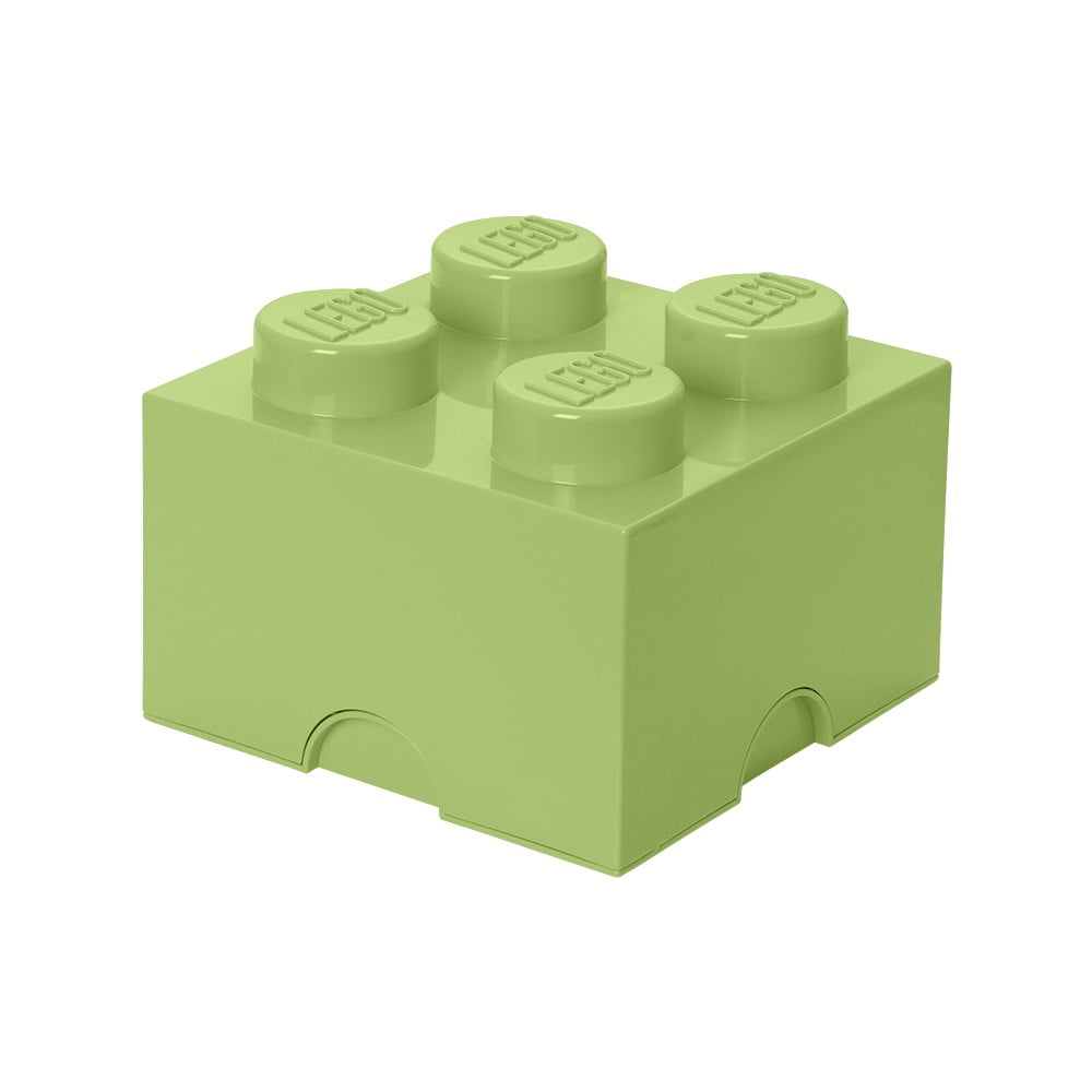 E-shop Svetlozelený úložný box štvorec LEGO®