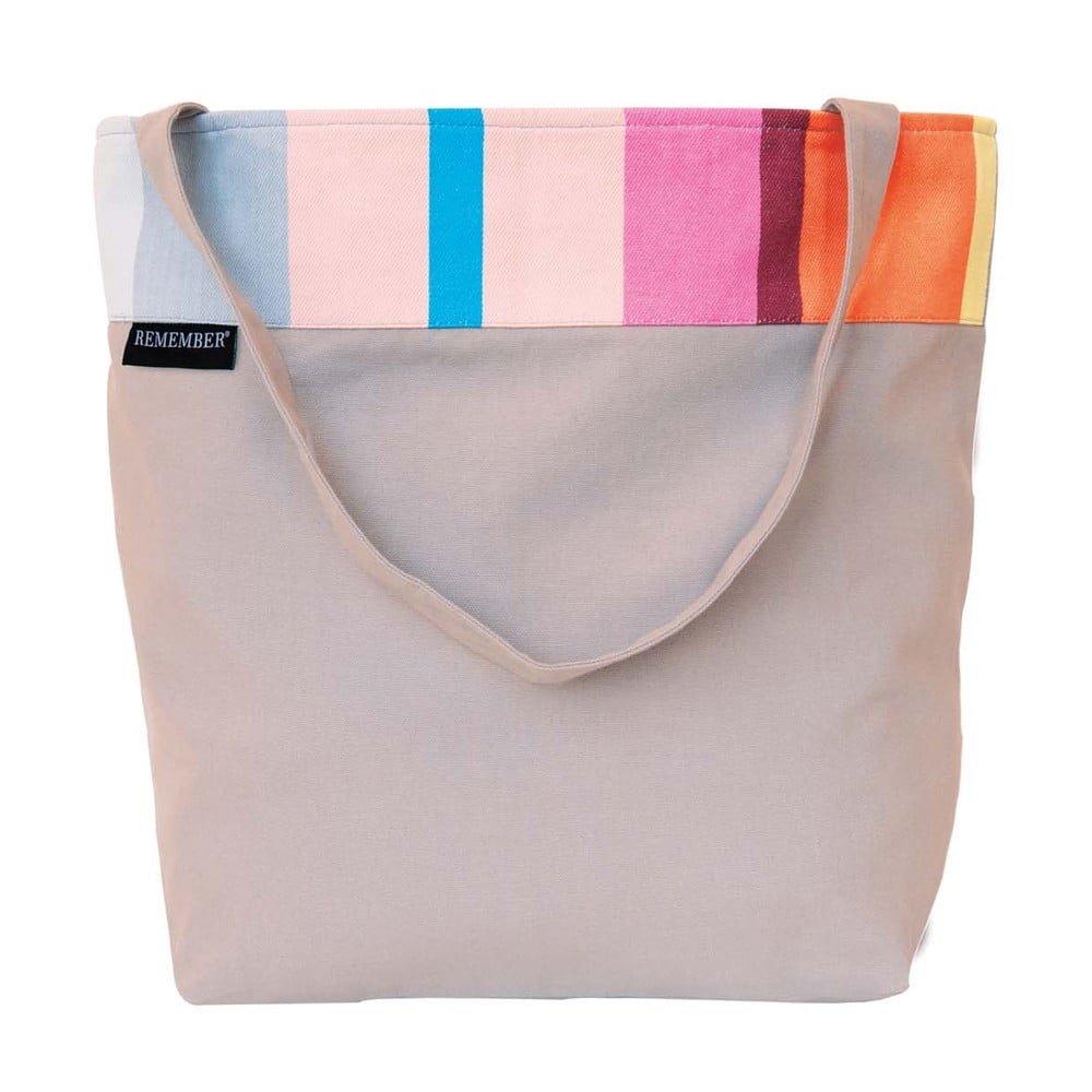 E-shop Sivá bavlnená plážová taška Remember Marina